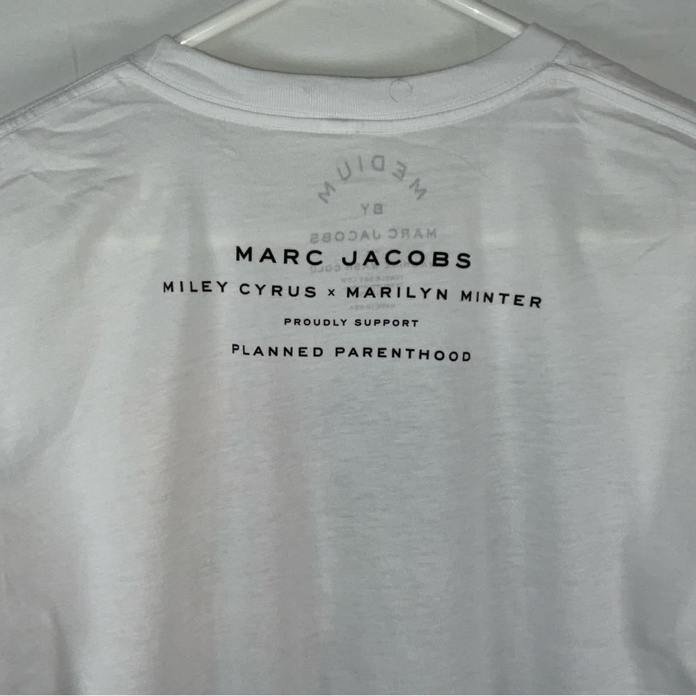 New Marc Jacobs Miley Cyrus Marilyn Minter Planned Parenthood T-Shirt Medium - Picture 4 of 5